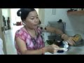 Lao Recipe for Steamed Sticky Rice (Kao Nieow) with Grilled Eggplant Dip (Leow Mak Kena)