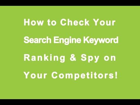 how to check keyword ranking