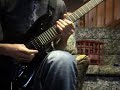 whammy bar, legato and alternate picking exercise