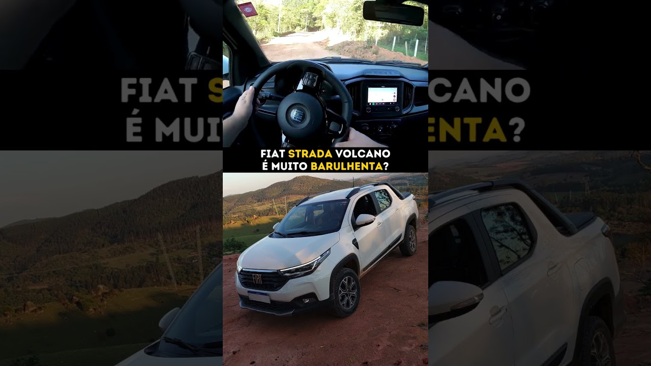 Fiat Strada Volcano é muito barulhenta? #fiatstrada