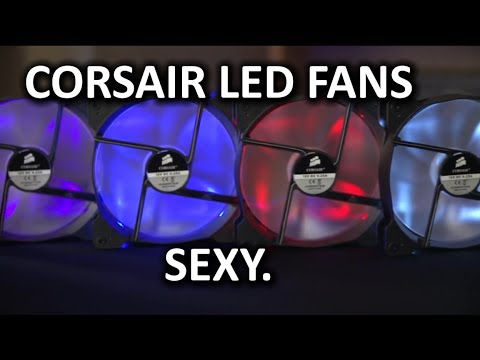 Corsair AF Series LED Fans Unboxing & Overview