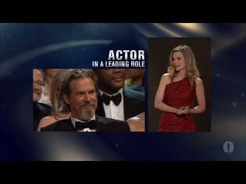 Kate Winslet presenting Jeff Bridges with the Best Actor Oscar® for his 