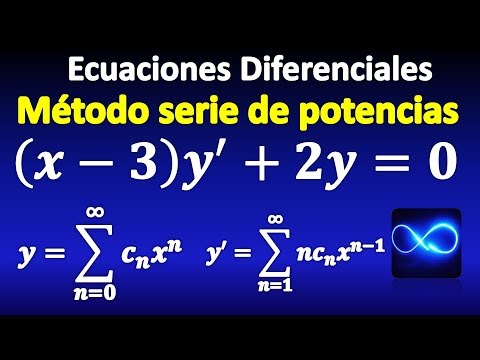 05. Ecuaciones Diferenciales, método de Series de Potencias, usando sumatorias