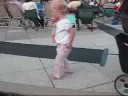 Ariel dancing at a concert