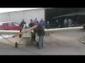 Taxiing and touring Mark's experimental ultralight airplane