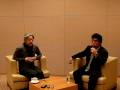 坂本龍一 / （坂本龍一）2月3日、村上龍氏との対談風景