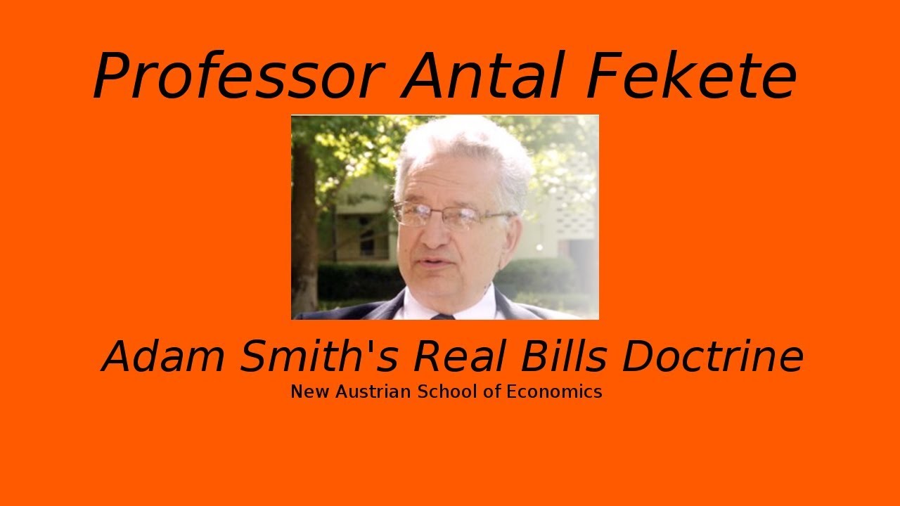 Part 8 - Antal Fekete - The Two Sources of Credit II