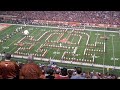 The National Anthem prior to the game between the Kansas Jayhawks and the Texas Longhorns on November 21, 2009.
