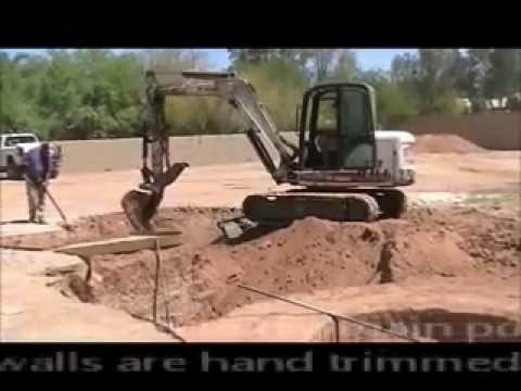 how to fill swimming pool with dirt