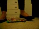 stinky ballet flats crushing toys