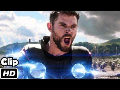 Thor Arrives in Wakanda Scene Avengers infinity War Movie Clip 4K ULTRA HD