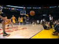 Devin Harris Flying Into The First Row.