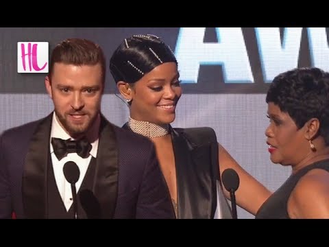 Justin Timberlake Does Rihanna Mom Impression - AMAs 2013