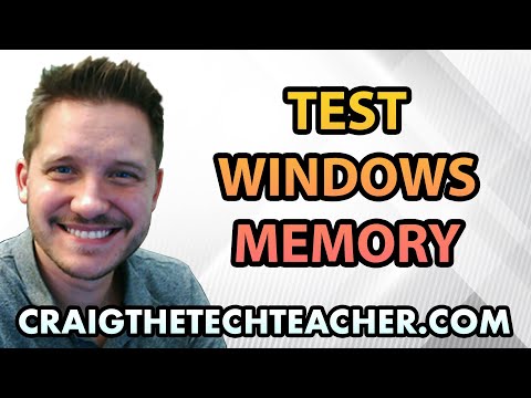 how to memory test windows 7