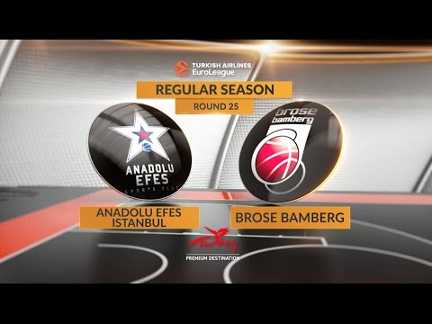 Anadolu Efes - Brose Bamberg maç özeti