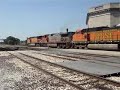 BNSF #5450 Leads Intermodal South, CSX Unit, Joliet IL.