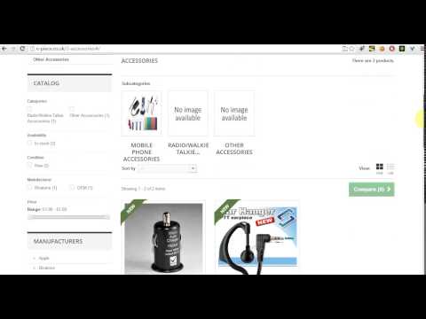 how to layered navigation prestashop