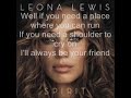 Leona Lewis-Here I Am w/lyrics