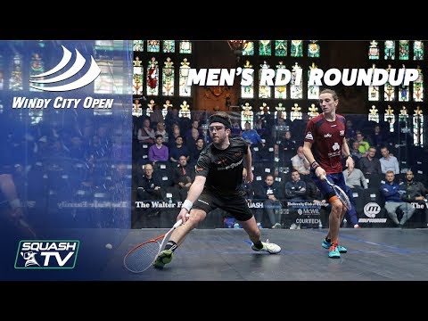 Squash: Windy City Open 2020 - Men's Rd 1 Roundup