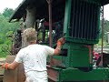 Hand Cranking a Buckeye Traction Ditcher