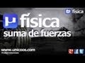 FISICA Suma de fuerzas y descomposicion vectorial 02 4ºESO unicoos