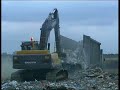 unloading an articulated tipper on a landfill site