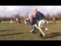 Mike TD (orange hat) - 2nd TD of the game overall - poor camera work - 11-26-98.MPG