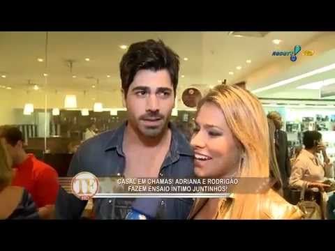 rodrigão - Ex-BBBs em chamas! Adriana e Rodrigão fazem ensaio íntimo juntinhos!