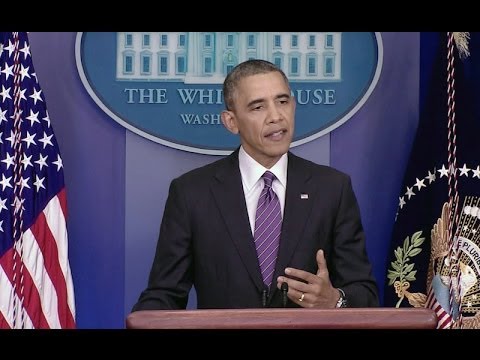 President Obama Speaks to the Press