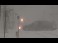 Autos & Vehicles - Hd: Conrail Train In A Snowstorm/blizzard 2009. Massive Leslie Rs3l!