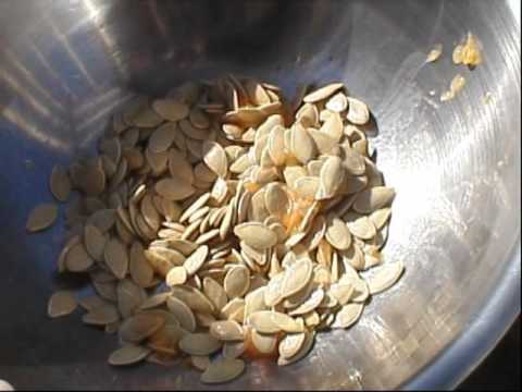 how to dry pumpkin seeds to replant
