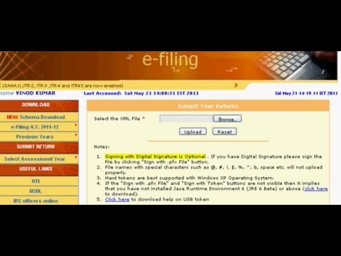 how to return income tax in india