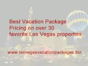 Las Vegas Vacation Packages
