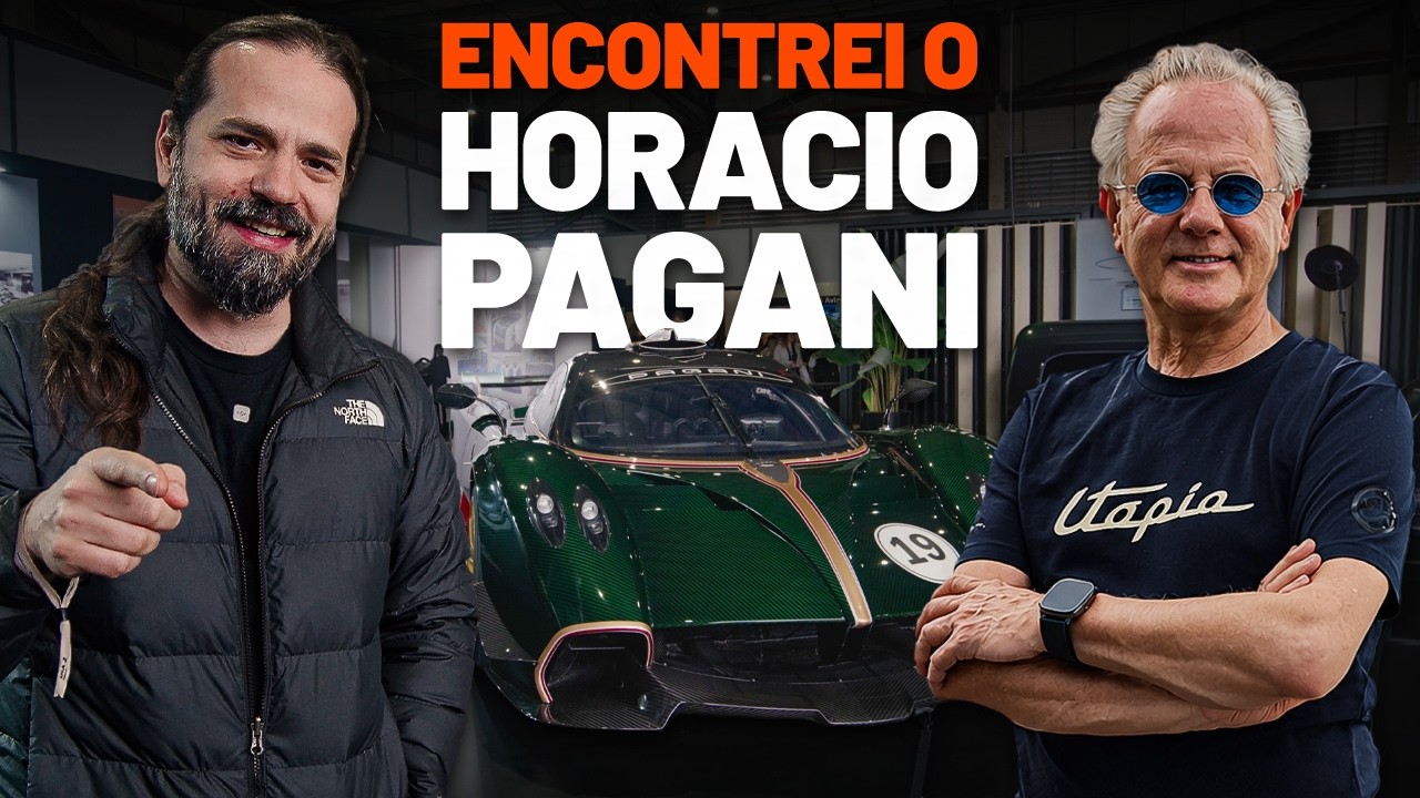 Fui em um EVENTO e encontrei o HORÁCIO PAGANI!