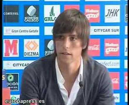 Presentaci&oacute;n de Adri&aacute;n Gonz&aacute;lez en el Getafe