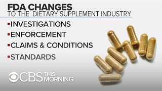 FDA raises concerns about potentially harmful dietary supplements