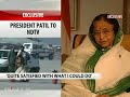 amid controversy over her foreign trips, president pratibha patil, in an exclusive interview to ndtv, says the visits go a long way in boosting india's image...