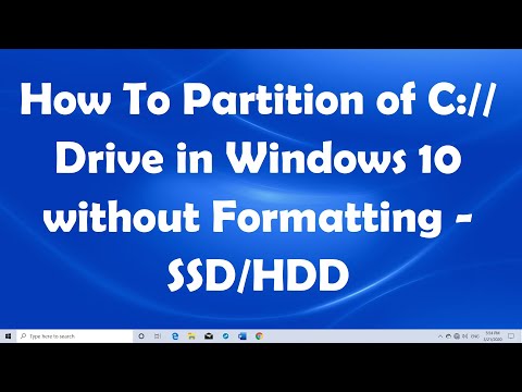 video-linktoworks-How To Partition of C Drive in Windows 10 without...