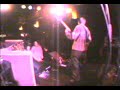 some rough video of a gig at the recher theater in towson md. mike weafer is on camera nailing some solid bass. geoff gersh is wailing on the guitar but mostly out of sight. ryan krieger is on drums off camera. the tune bouncy appears on the dr. didg album 