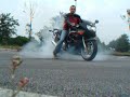 suzuki gsx-f 600, burnout