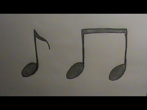 how to draw music notes