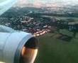 Landing over Suchdol in Prague Ruzyne