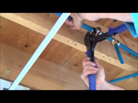 how to fit plastic water pipes
