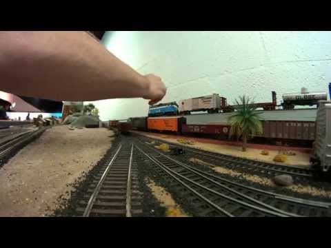 how to paint ho scale track