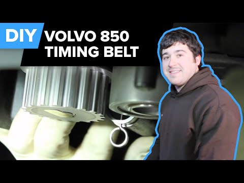 how to replace timing belt xc90