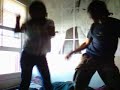 Bille and Ronni boogie to Garasu no Pumps