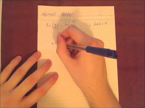 how to find normal vector