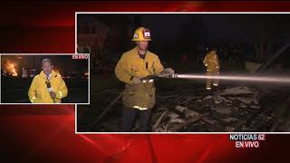 Cierran autopistas por el incendio – Noticias 62 - Thumbnail