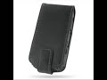 PDair Leather Case for Nokia N72 - Flip Type (Black) Ver.2