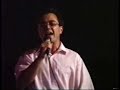 Fabio canta \"Gente di mare\" al Karaoke di Ariccia (1996)
